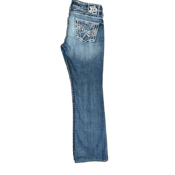 Big Star Denim - BIG STAR Womens REMY Low Rise Boot Cut Jeans Medium Wash Size 30L 32”x30”